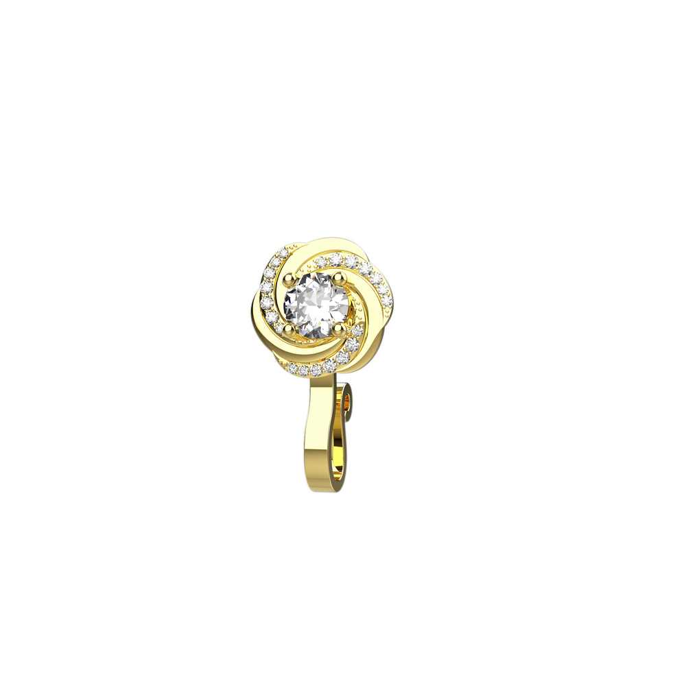 gold nose ring – elegant and lightweight
