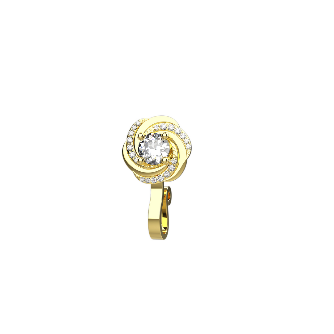 gold nose ring – elegant and lightweight