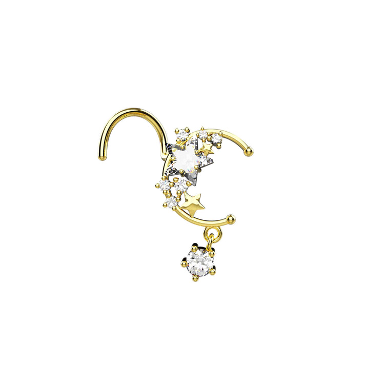 18K Gold Nose Ring – luxurious and stylish