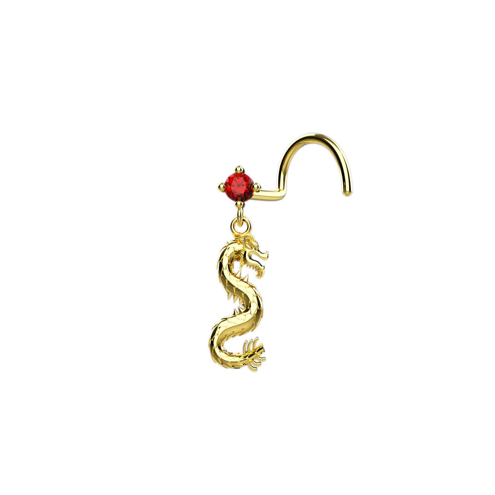 Snake nose stud jewelry