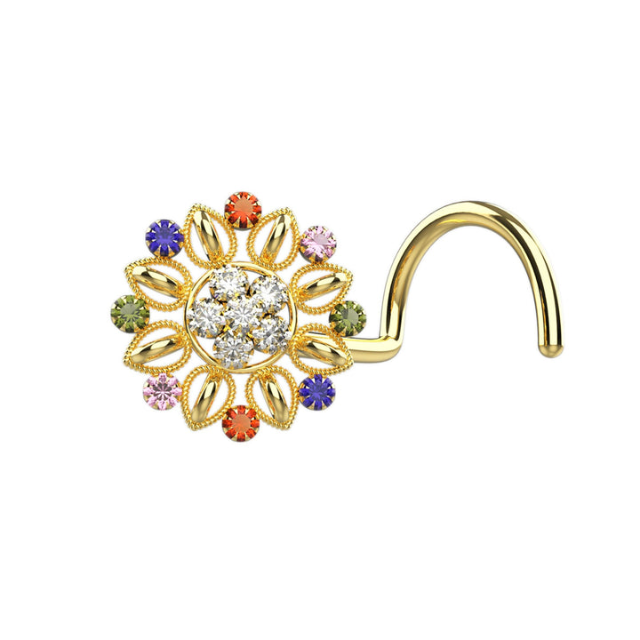 Indian nose piercing jewelry