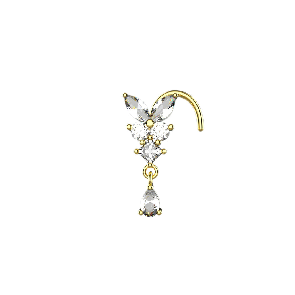 flat back nose studs – comfortable and elegant piercing option