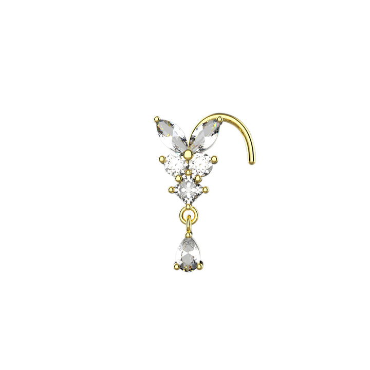 flat back nose studs – comfortable and elegant piercing option