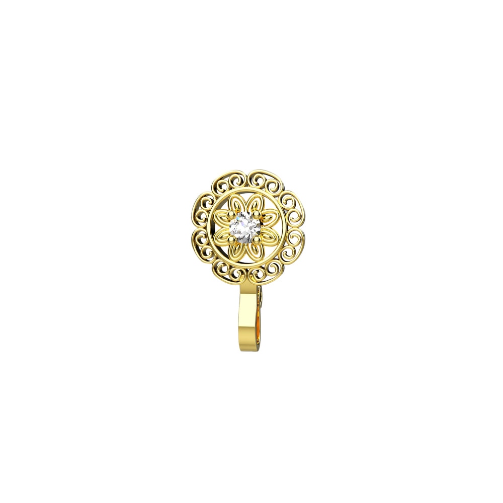 Faux gold Indian nose ring