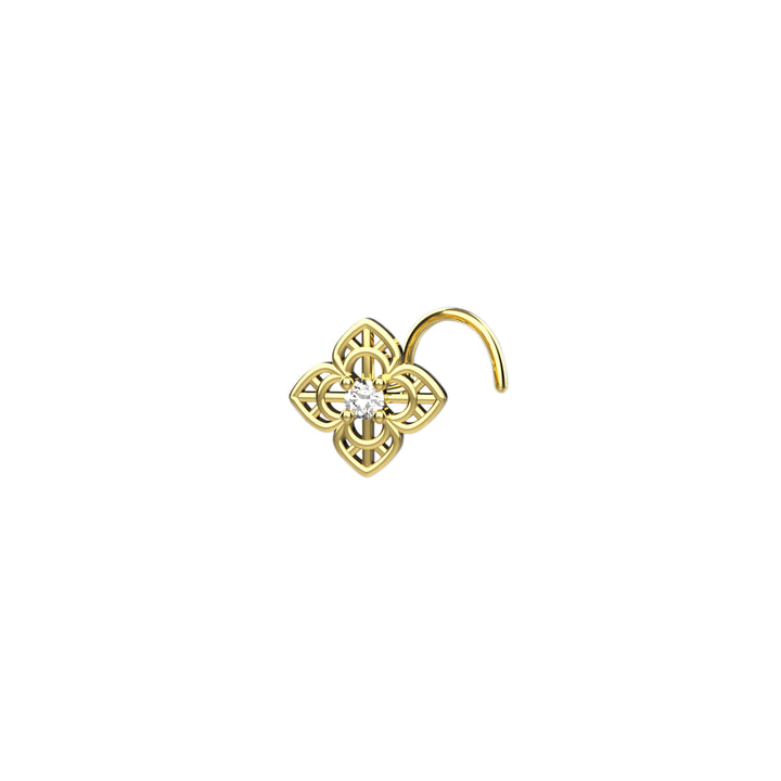 Minimalist nose stud jewelry