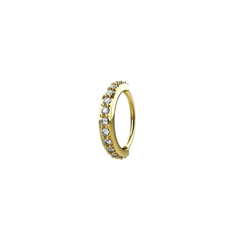 Minimal nose ring hoop