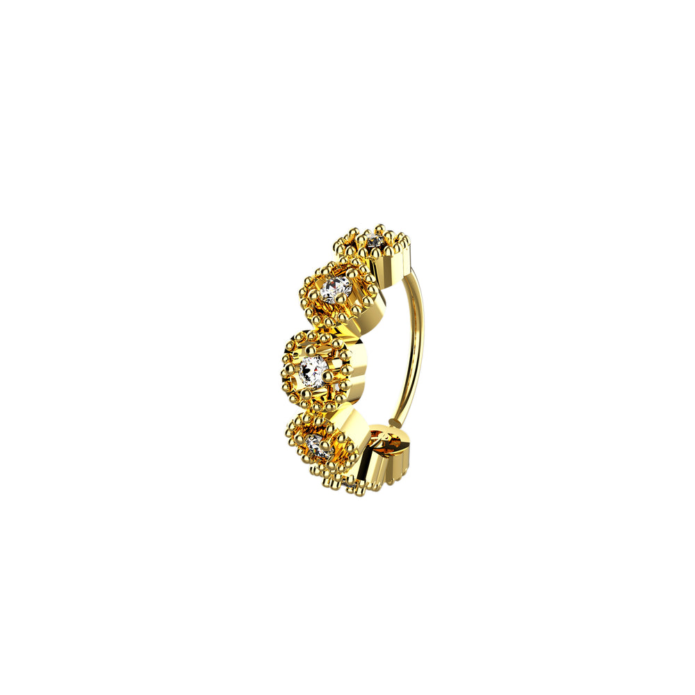 Gold nose ring for women