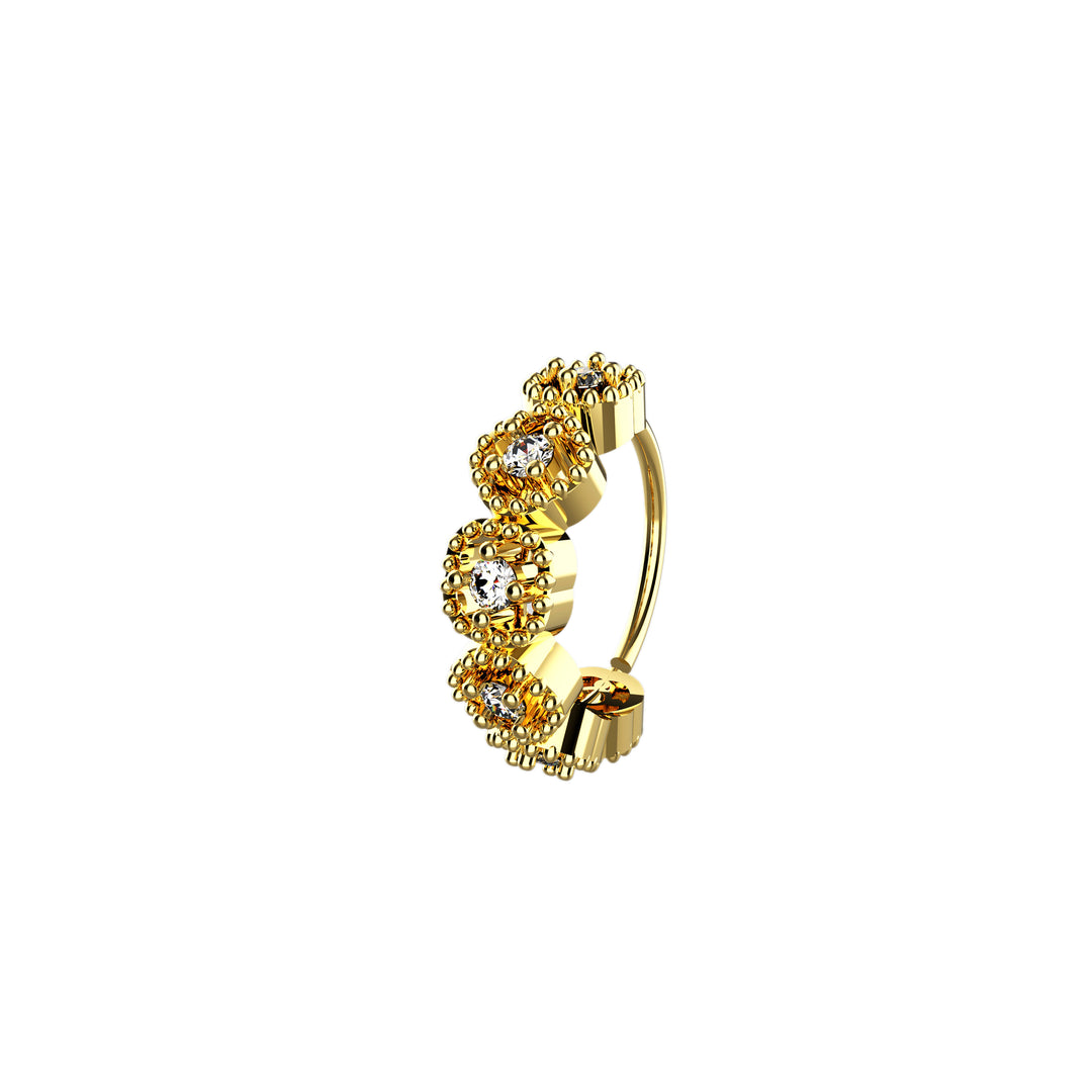 Gold nose ring for women