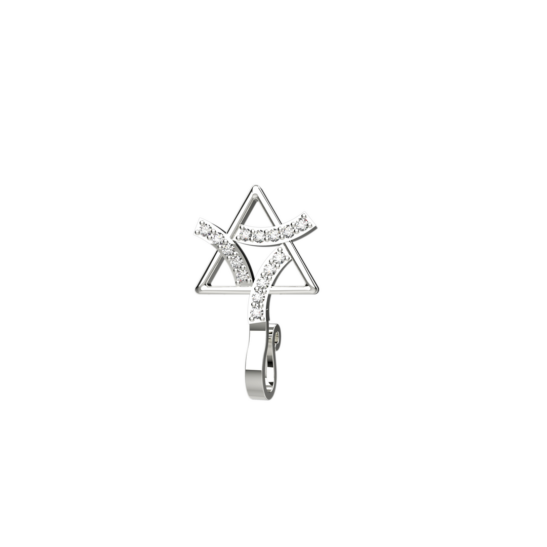 Faux gold nose stud