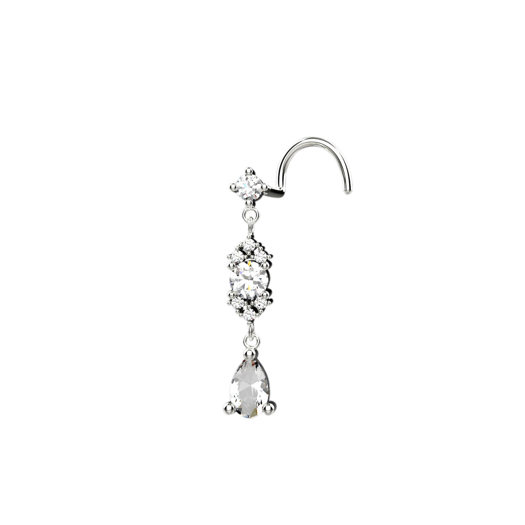 gold nose ring dangle – trendy and unique design