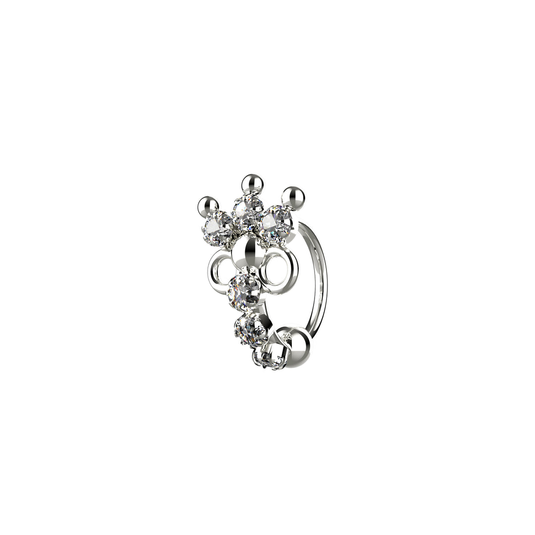 Cartilage hoop jewelry
