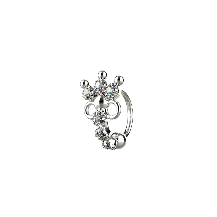 Cartilage hoop jewelry