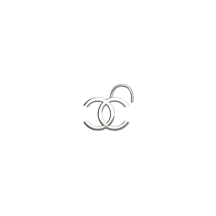 silver & gold channel nose ring – trendy and stylish accessory