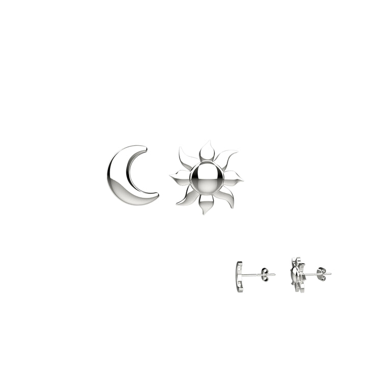 Sun and moon earrings – celestial jewelry for her
