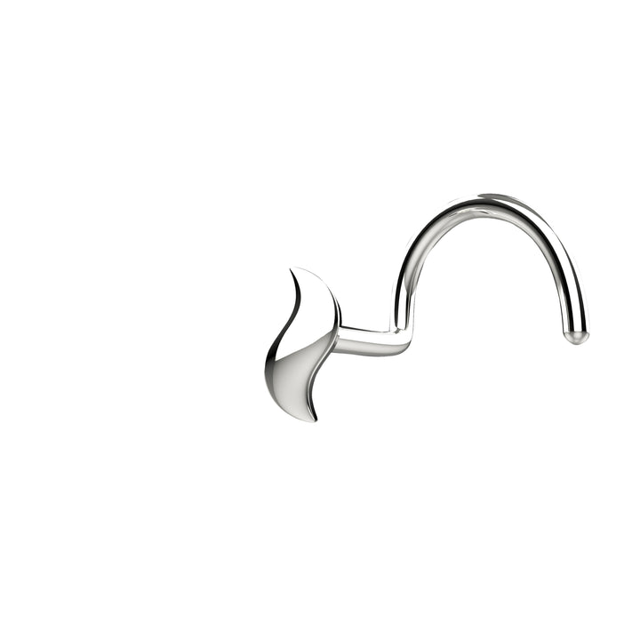 Leaf design nose ring