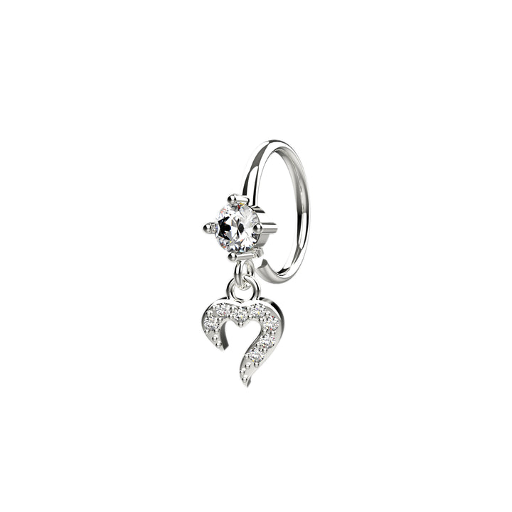 Nose ring hoop – sleek and comfortable piercing accessory