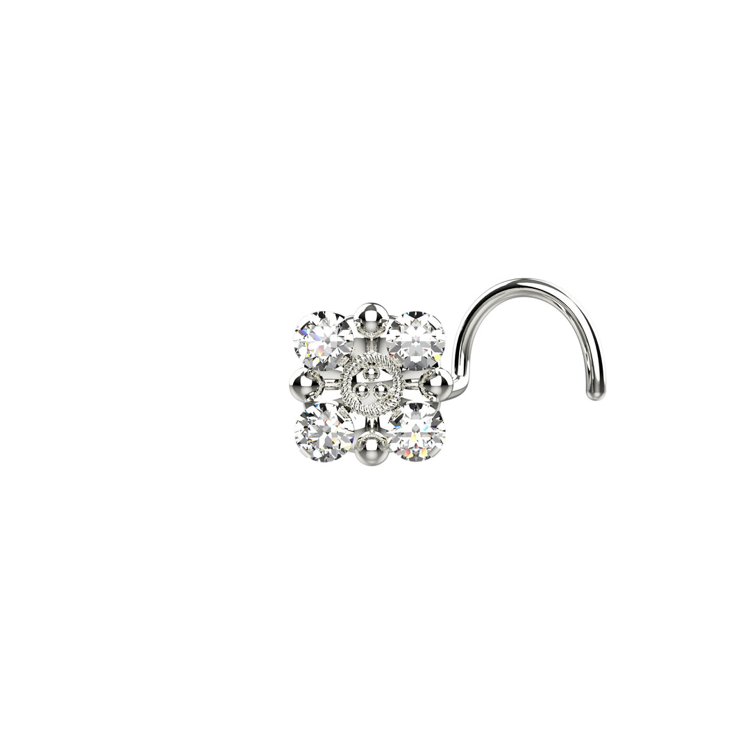 7mm gold & silver nose ring – minimalist jewelry