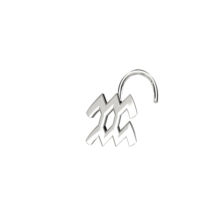 Astrology inspired nose piercing