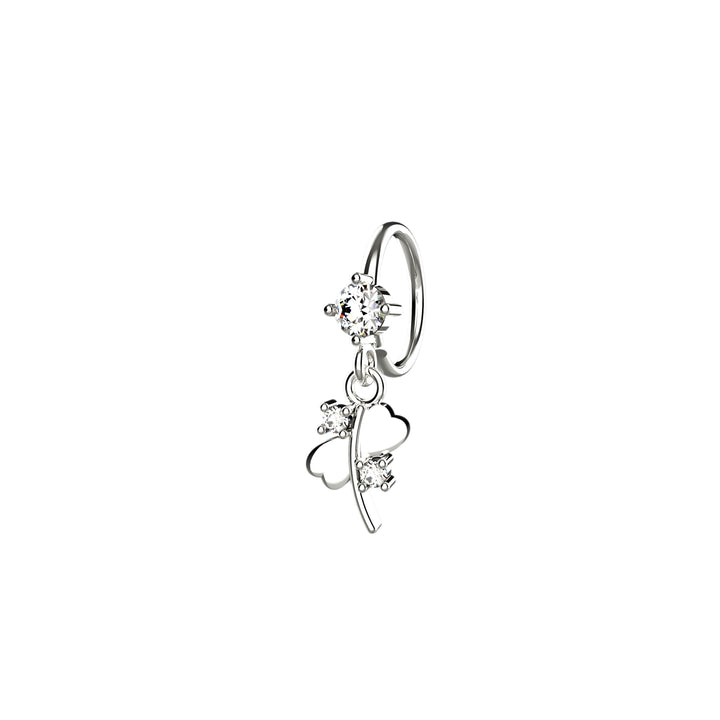 Dangle maple leaf nose jewelry