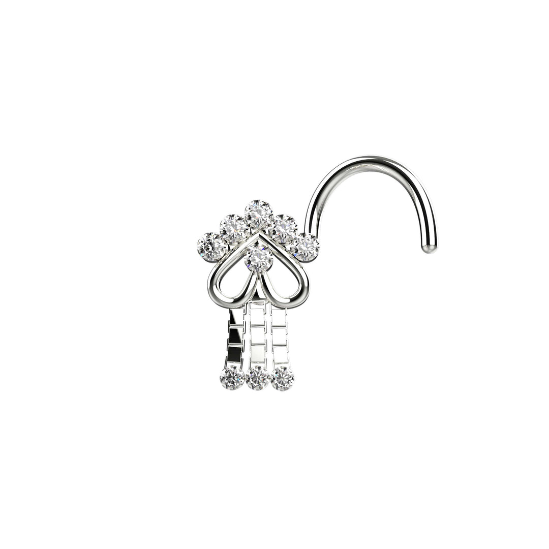 stylish nose piercing jewelry