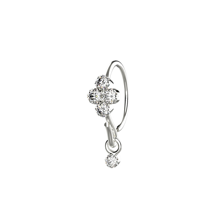 Dainty gold nose ring