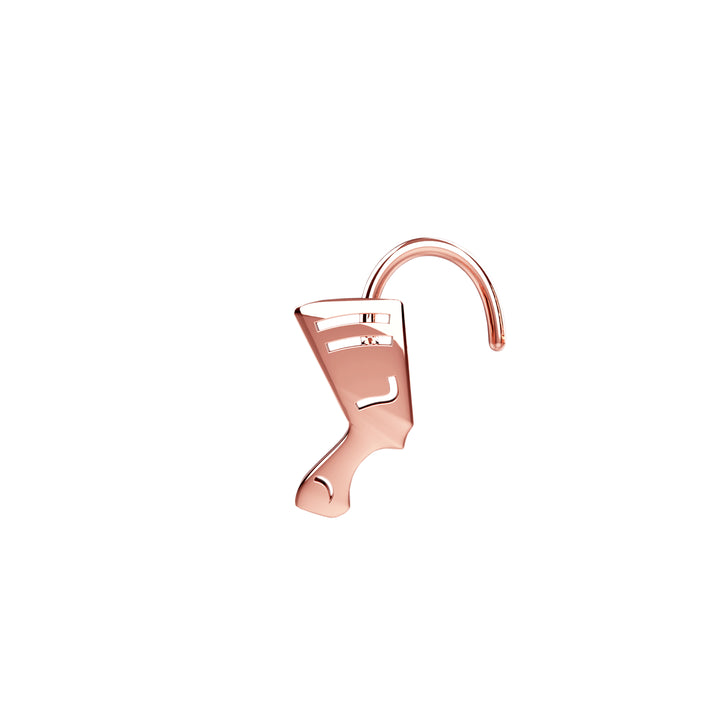gold nose ring – bold and regal nose piercing