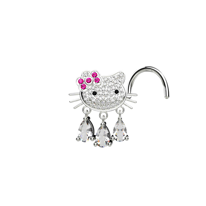 Hello Kitty nose stud – trendy and unique design