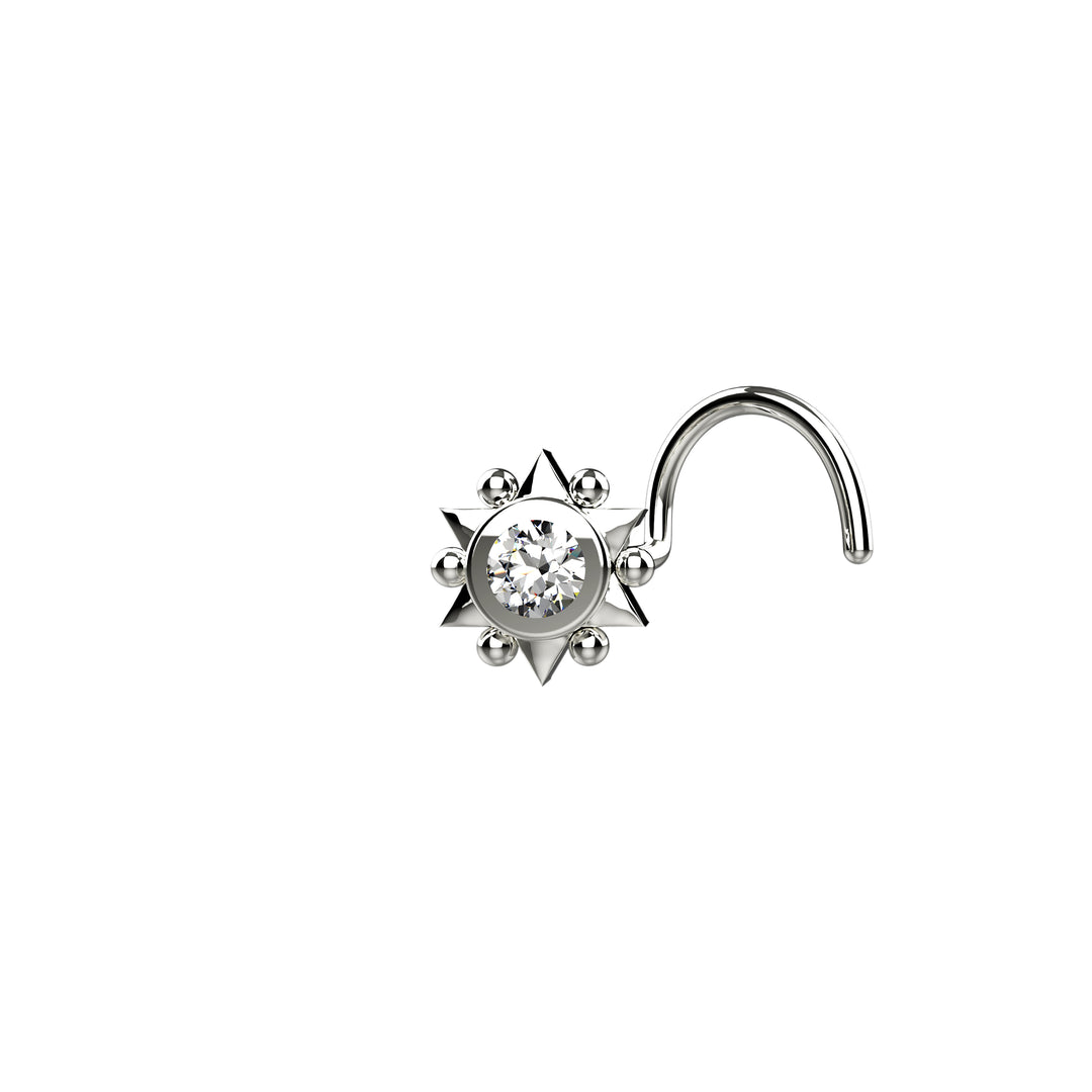 Tiny nose ring – elegant and minimalist design