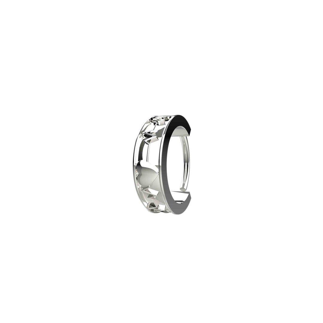 Unique nose hoop gold