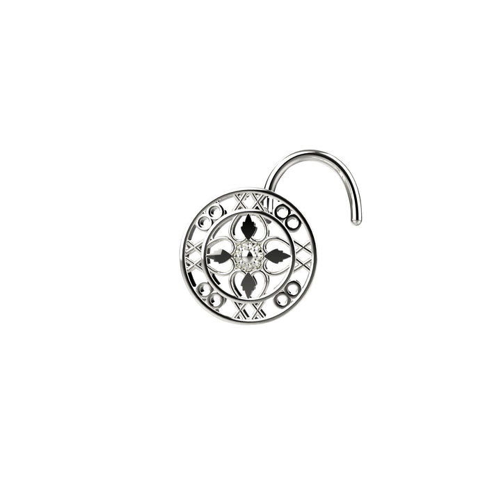 Elegant gold nose stud