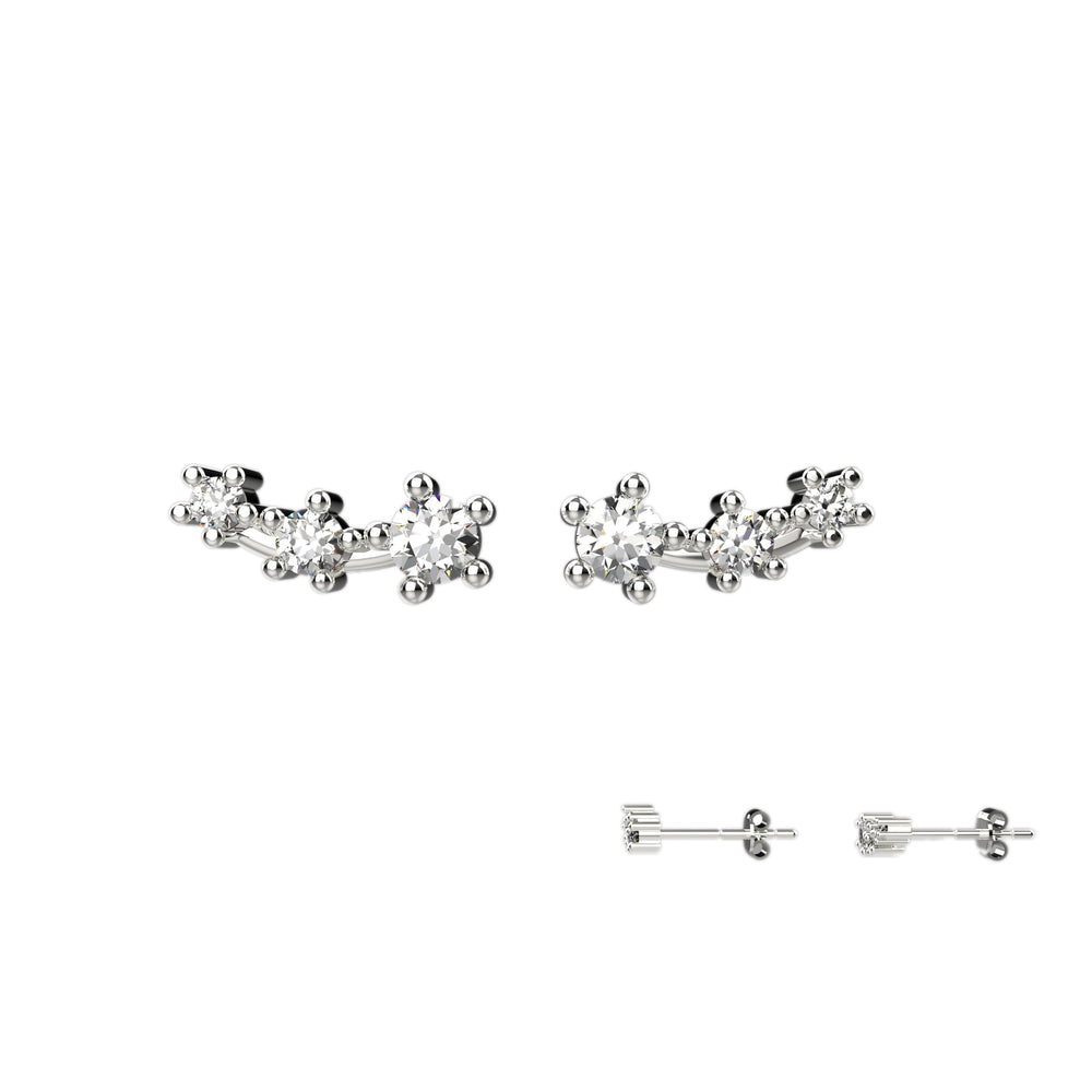 Dainty ear crawler jewelry