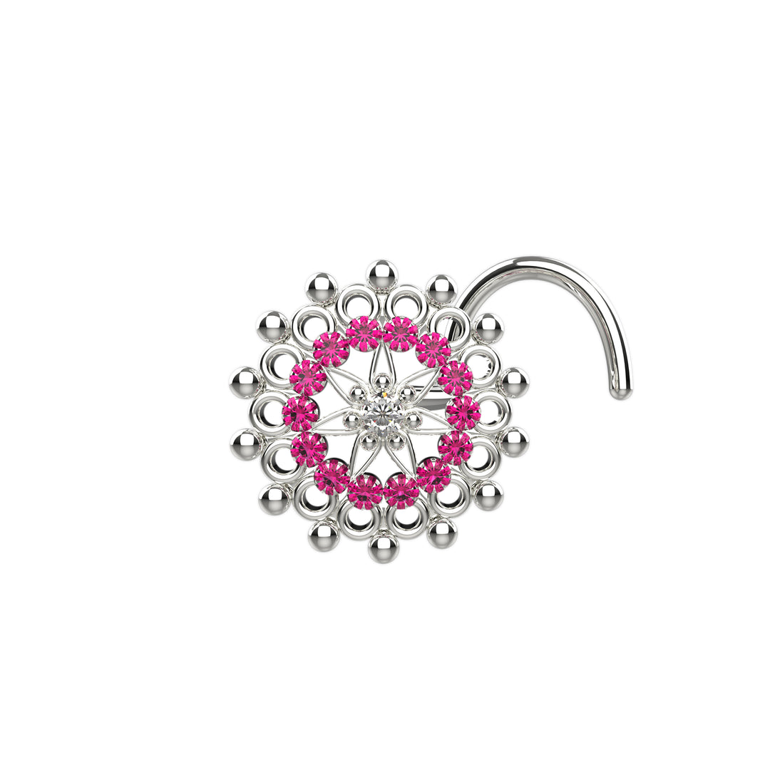 Statement gold nose ring