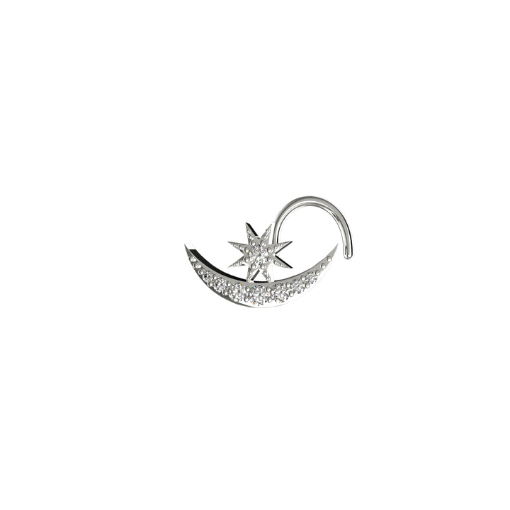 Sun & moon nose jewelry – unique piercing style