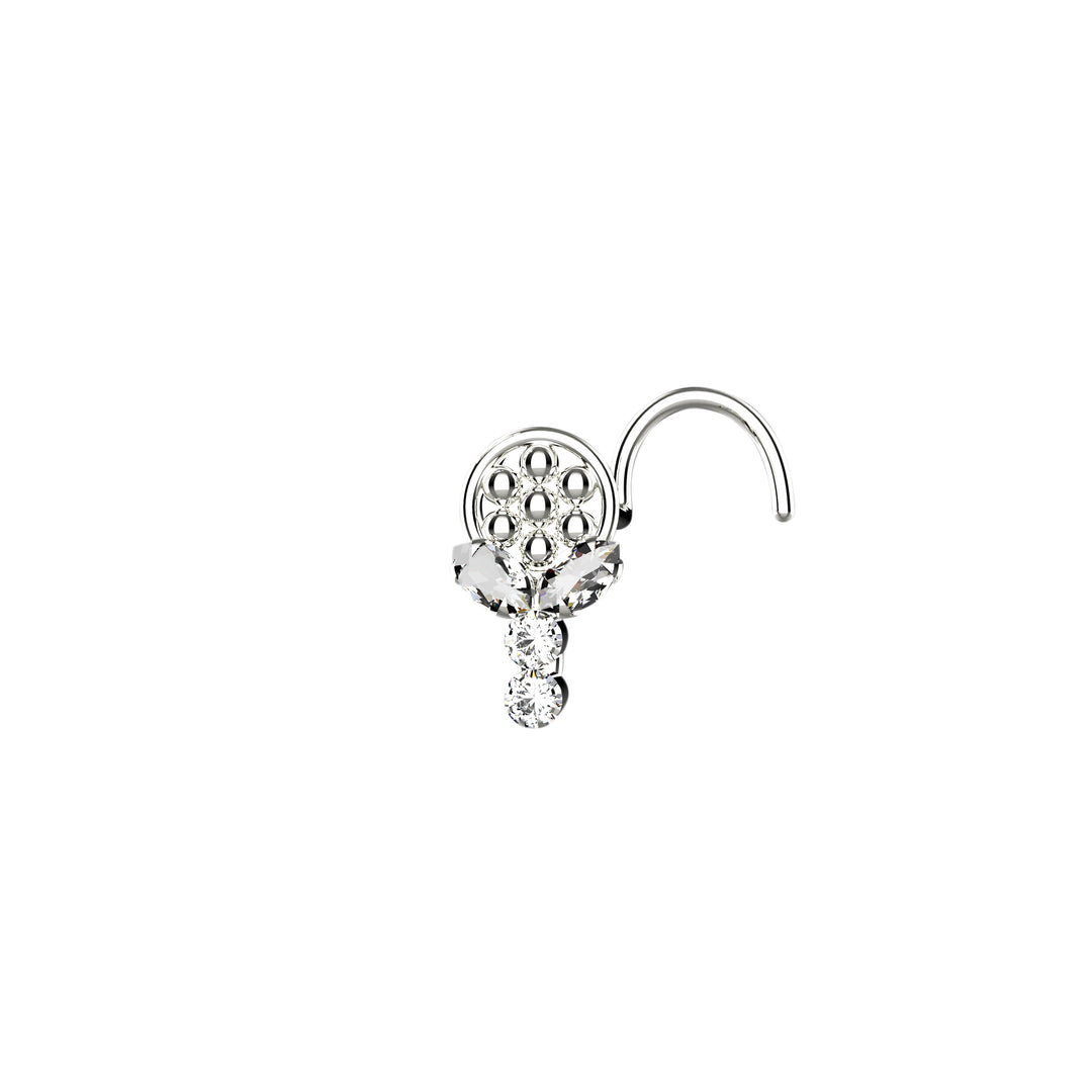 ethnic nose ring design