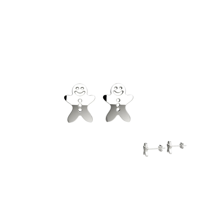 Festive silver Christmas jewelry