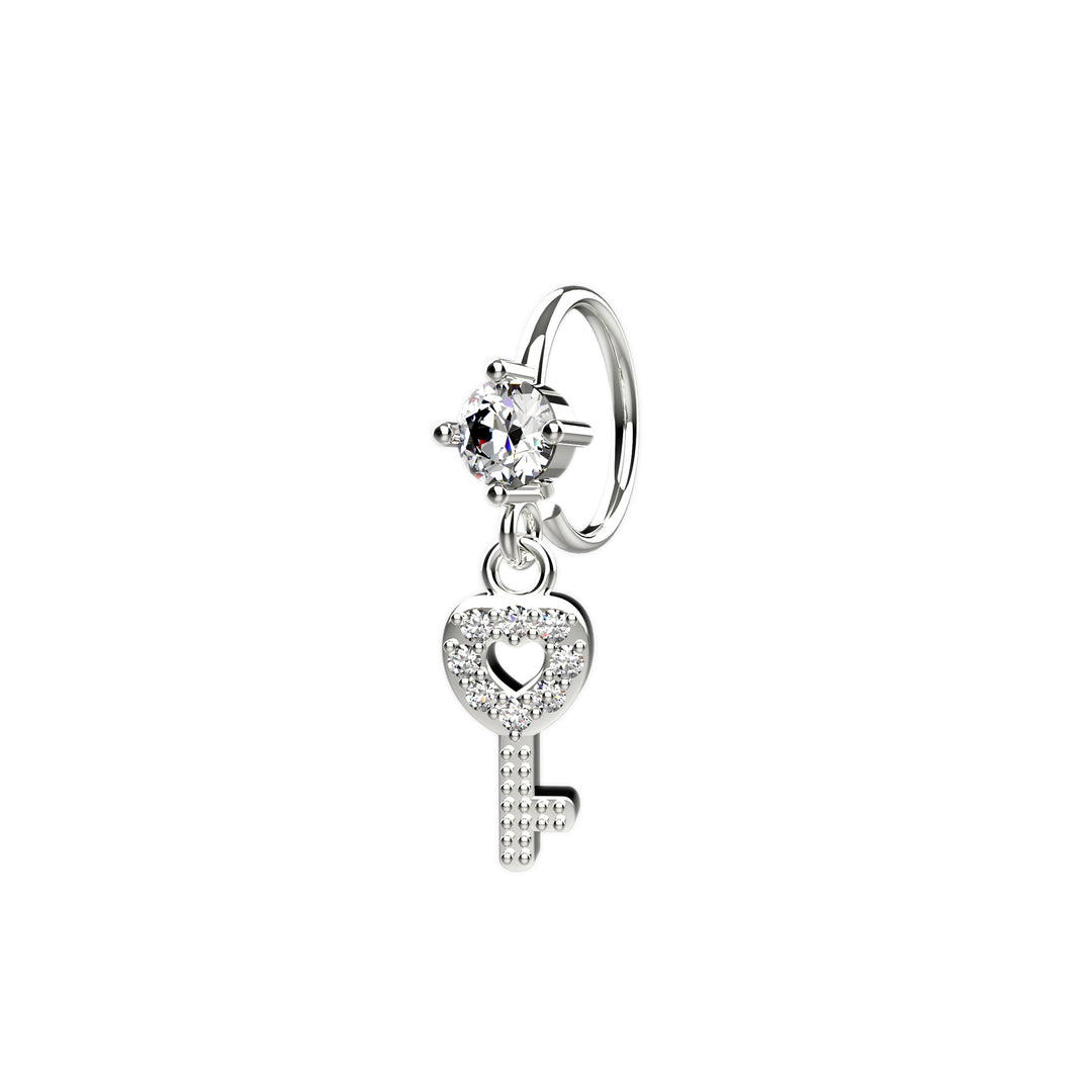 Unique key nose ring jewelry