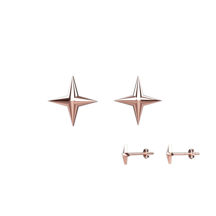 Star-shaped earrings – cute tiny jewelry design
