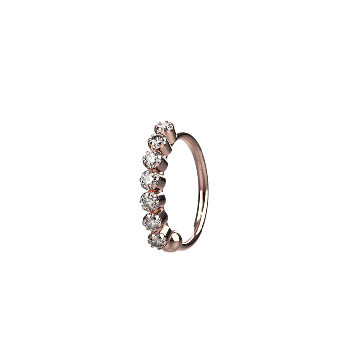 Tiny Gold Nose Ring Hoop – Delicate & Minimal Piercing Jewelry