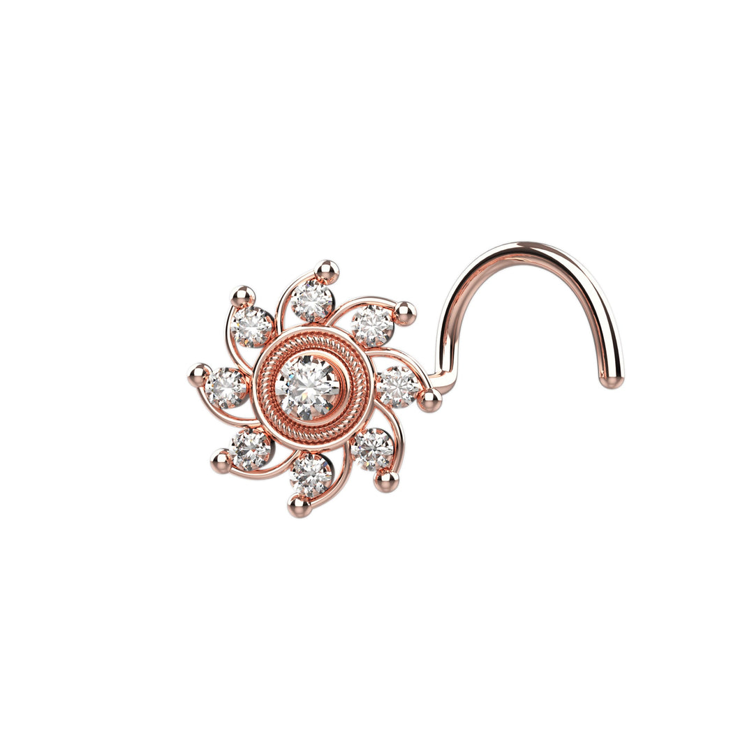 Sunflower Nose Ring – delicate and charming design