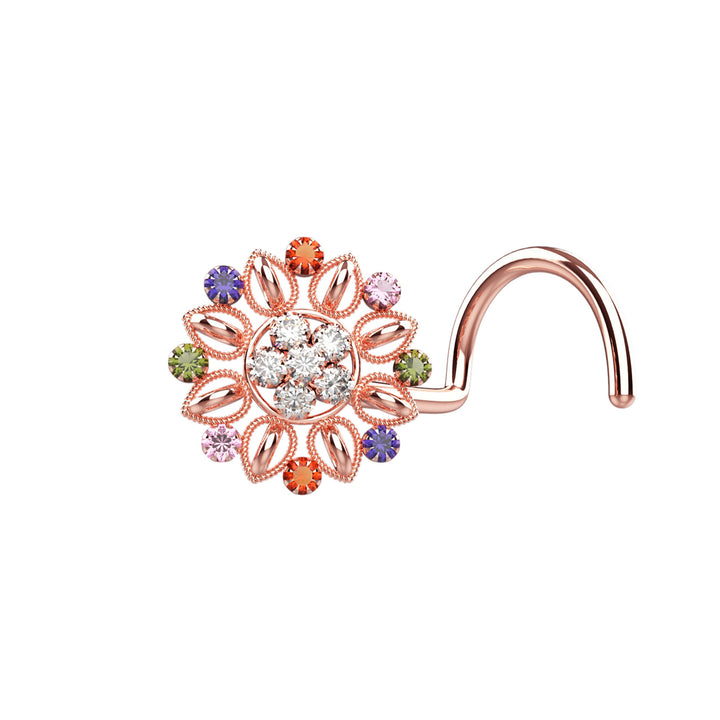 Traditional Indian nose stud