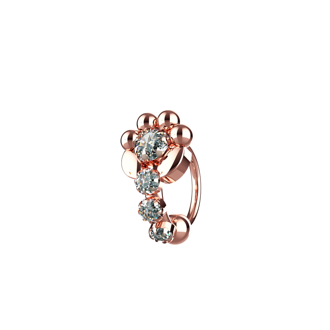 Small thin nostril ring