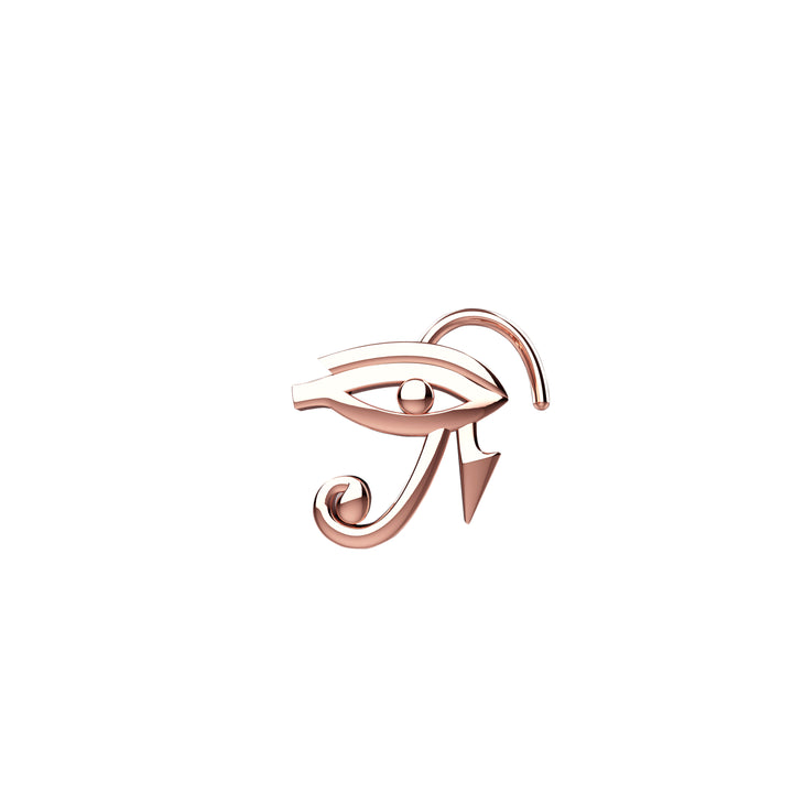 nose ring with Eye of Horus – stylish and protective symbol