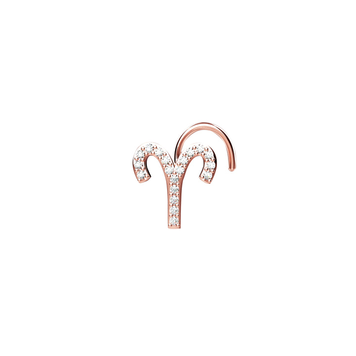 Fire sign nose pin