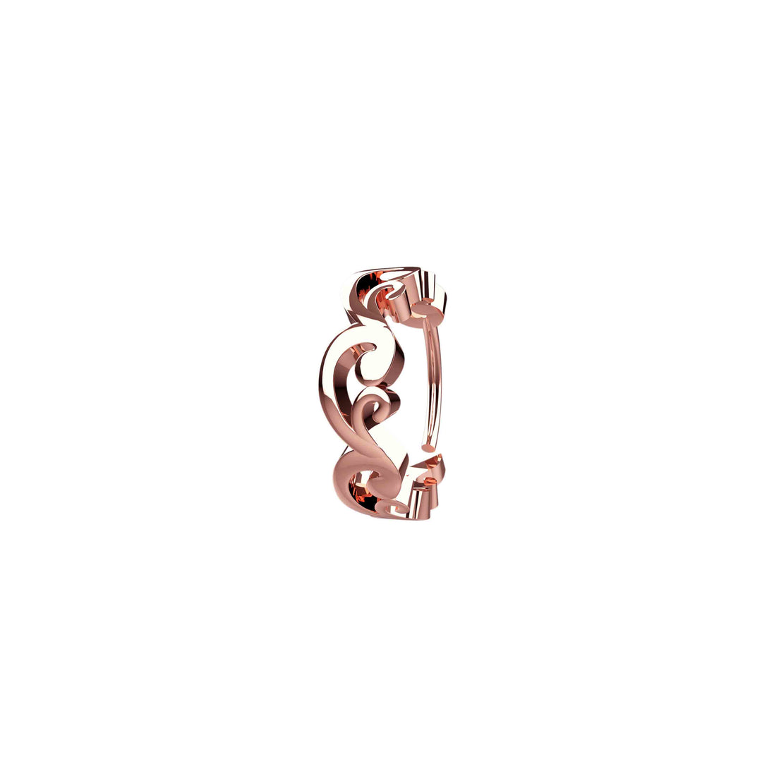 Gold Hoop Nose Ring – lightweight and comfortable fit