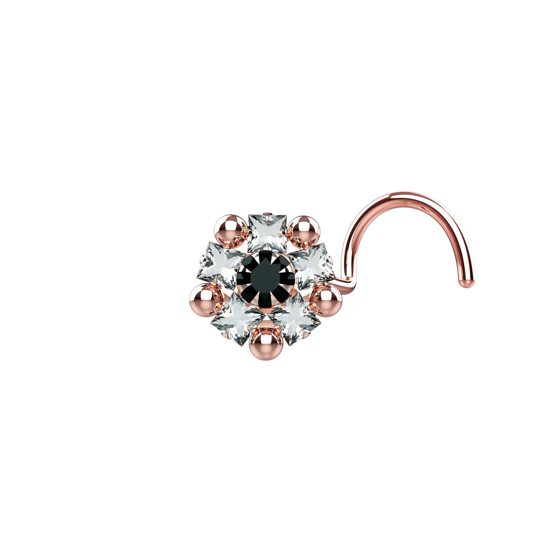 Dainty gold nose ring for everyday wear