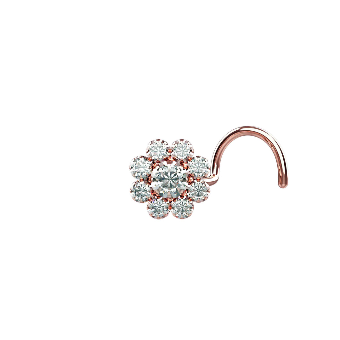 gold daisy nose stud – perfect for a soft, feminine look