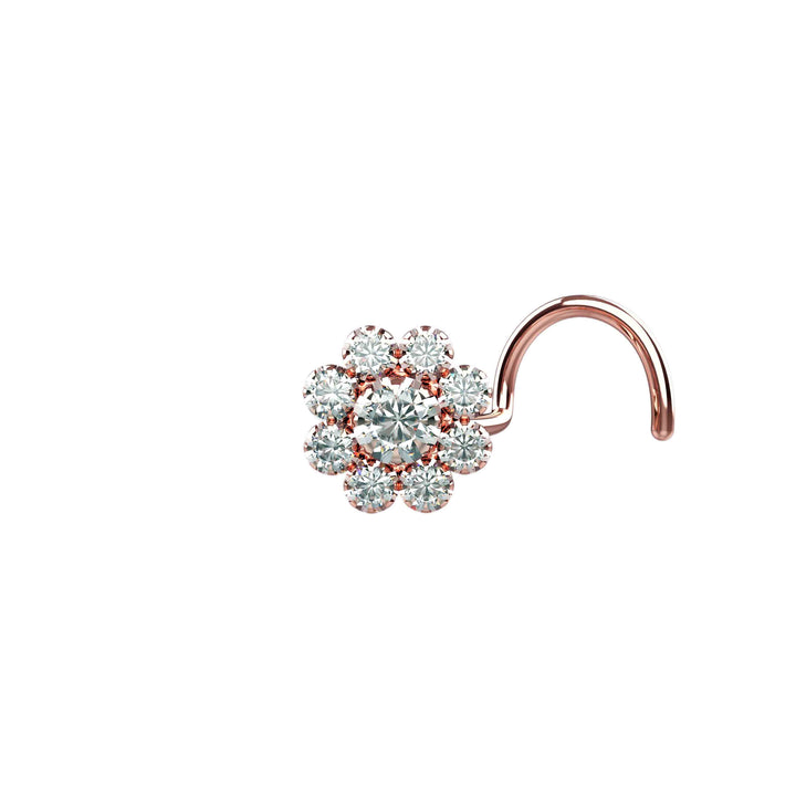 gold daisy nose stud – perfect for a soft, feminine look
