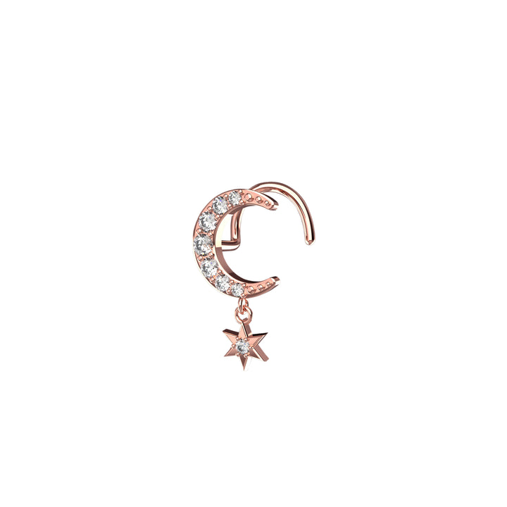moon nose ring – perfect for a mystical look