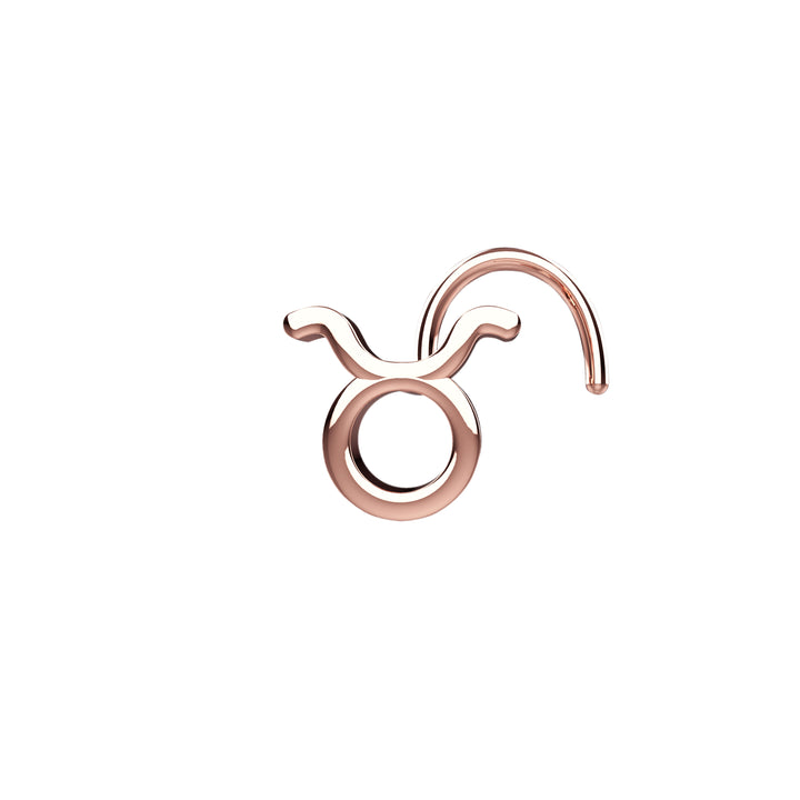 Taurus sign nose piercing