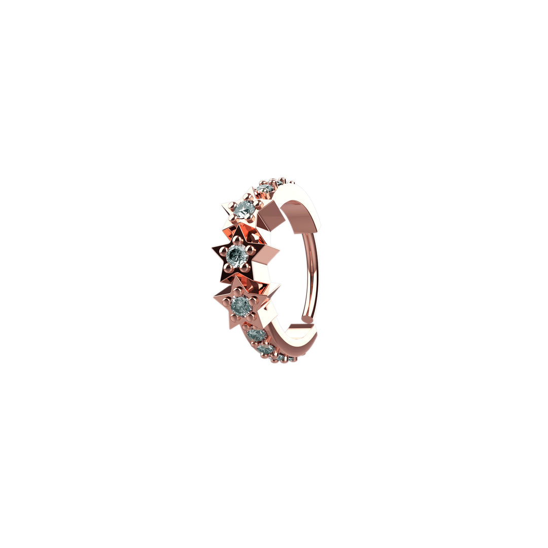 Thin Gold Nose Hoop – lightweight and trendy